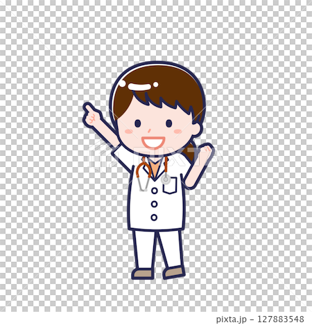Short sleeve doctor/diagonal/female 05 127883548