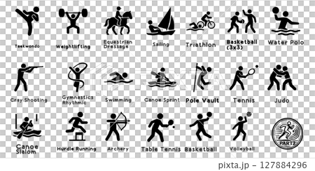 夏季運動象形圖集第 2 部分，夏季運動象形圖集 127884296