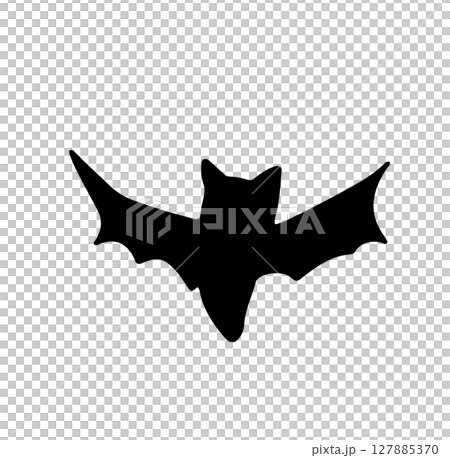 Hand-drawn bat illustration (Halloween material) Hand-drawn bat illustration (Halloween material) 127885370
