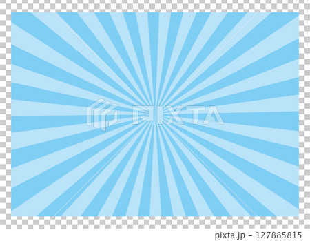 Simple blue concentrated line background material 127885815