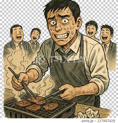 必須小心謹慎、疲憊不堪的酒會、被迫負責燒烤的痛苦，以及工作中毫無樂趣的飲酒場景 127887828