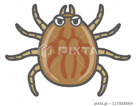 マダニのイラスト 127888669