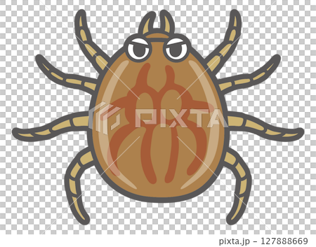 マダニのイラスト 127888669