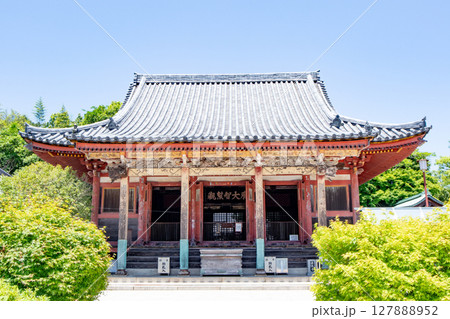 香川県、屋島にある八十八ケ所霊場第八十四番札所屋島寺 香川県、屋島にある八十八ケ所霊場第八十四番札所屋島寺 127888952