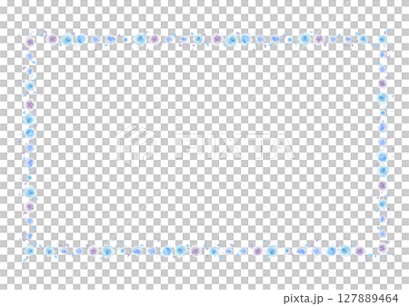 水彩藍玫瑰與花瓣邊框 水彩藍玫瑰與花瓣邊框 127889464
