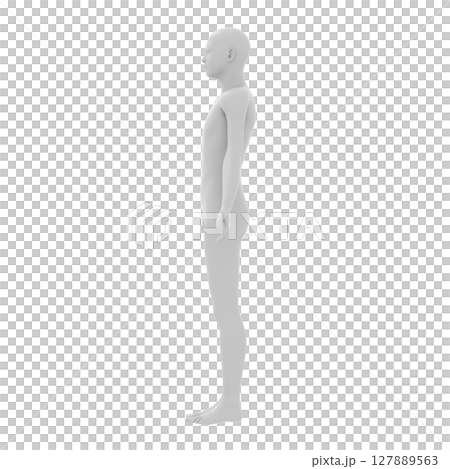 人のモデル, 全身, 人体 127889563