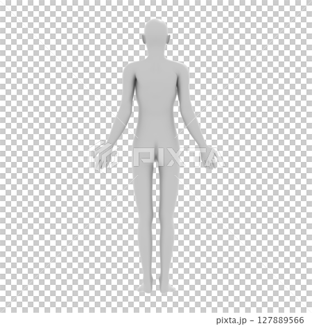 人のモデル, 全身, 人体 127889566