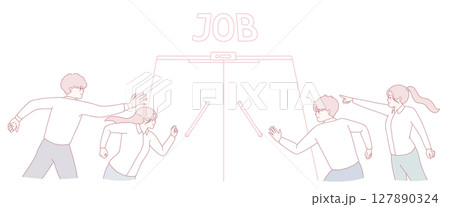 A Dynamic Competition Scene with Many Participants Entirely Engaged in the Action A Dynamic Competition Scene with Many Participants Entirely Engaged in the Action 127890324