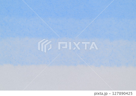 ちぎり和紙によるビーチ【背景素材】 127890425