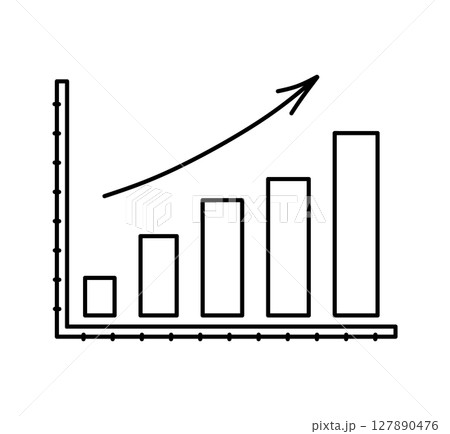 Growth financial chart 127890476