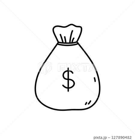 The money bag The money bag 127890482