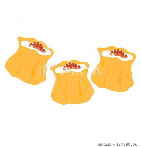 Siu Mai, One of Dim Sum Yum Cha, Pork and Shrimp Steamed 127890556