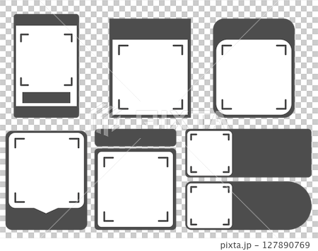 Barcode placement template material Barcode placement template material 127890769