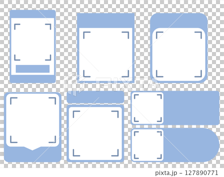 Barcode placement template material Barcode placement template material 127890771