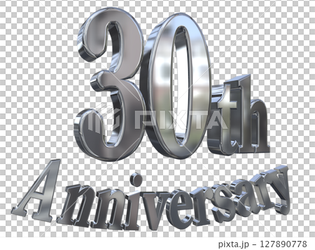 3DCG文字「30th Anniversary/30周年マークキラキラ」 3DCG文字「30th Anniversary/30周年マークキラキラ」 127890778