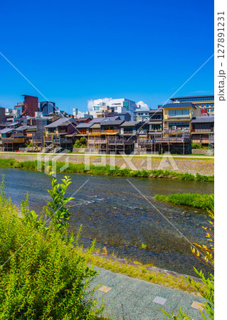 【京都風景】鴨川と先斗町周辺の穏やかな情景 【京都風景】鴨川と先斗町周辺の穏やかな情景 127891231