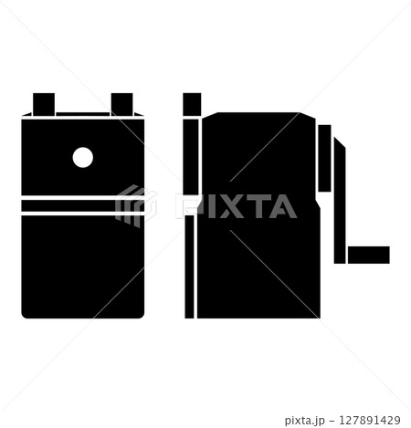 Pencil sharpener icon Pencil sharpener icon 127891429