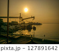 Golden Hour at the Port 127891642