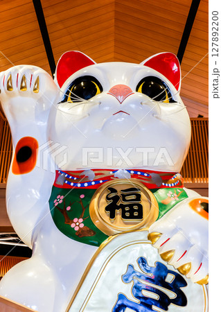 巨大招き猫お多福 127892200
