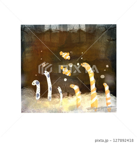 海のさんぽ – チンアナゴと星降る夜   Starlit Sea – Garden Eels Ben 127892418