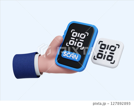 Finance technology tools for seamless transactions. 3D render illustration 127892893