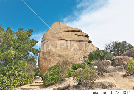 【王子が岳からの風景 (ニコニコ岩)】 岡山県倉敷市児島唐琴町 127893014