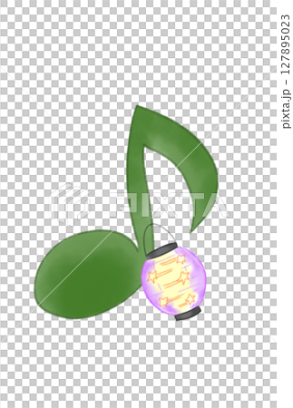 提灯の付いた音符 提灯の付いた音符 127895023