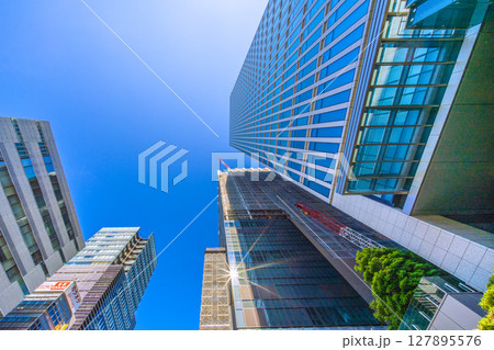 日本の東京都市景観 浜松町駅前の再開発。世界貿易センタービルディング新本館・ターミナル建設工事など 日本の東京都市景観 浜松町駅前の再開発。世界貿易センタービルディング新本館・ターミナル建設工事など 127895576