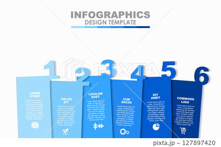 Infographic design template with place for your data. Vector illustration. Infographic design template with place for your data. Vector illustration. 127897420