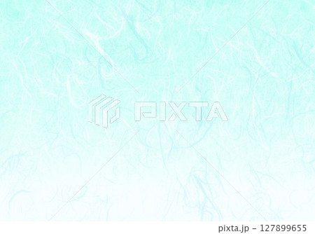 毛足のある和紙水色 127899655