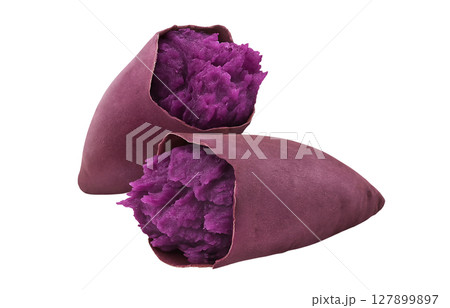 紫芋 紅芋 イラスト リアル 127899897