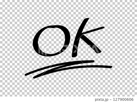 簡單手寫文字OK 127900606
