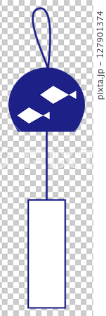 Illustration material: Wind chimes 127901374