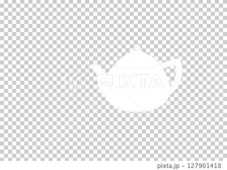 茶壺（白色） 127901418