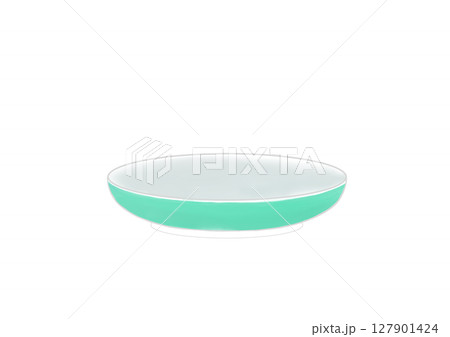 お皿（青緑） 127901424