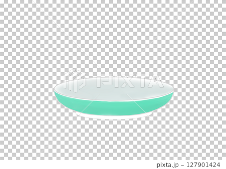 お皿（青緑） 127901424