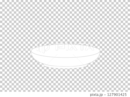 お皿（白） 127901425