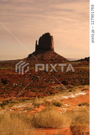 Winter Monument Valley Arizona USA Navajo Nation Winter Monument Valley Arizona USA Navajo Nation 127901768