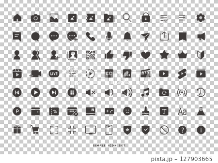 Icon set SNS 127903665