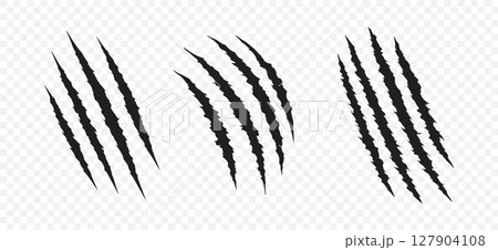 Scratch claw mark tiger bear paw icon. Animal lion slash claw vector wild monster shape design. Scratch claw mark tiger bear paw icon. Animal lion slash claw vector wild monster shape design. 127904108