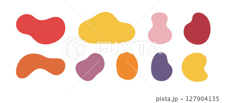 Organic shape blob vector liquid abstract icon. Simple organic shape element blob bubble fluid round Organic shape blob vector liquid abstract icon. Simple organic shape element blob bubble fluid round 127904135