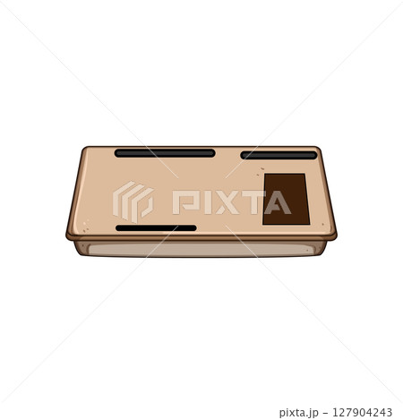 table portable lap desk cartoon vector illustration table portable lap desk cartoon vector illustration 127904243