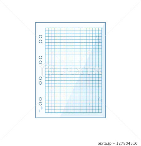 writing notebook line page cartoon vector illustration writing notebook line page cartoon vector illustration 127904310