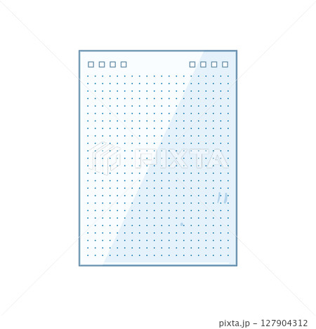journal notebook line page cartoon vector illustration 127904312