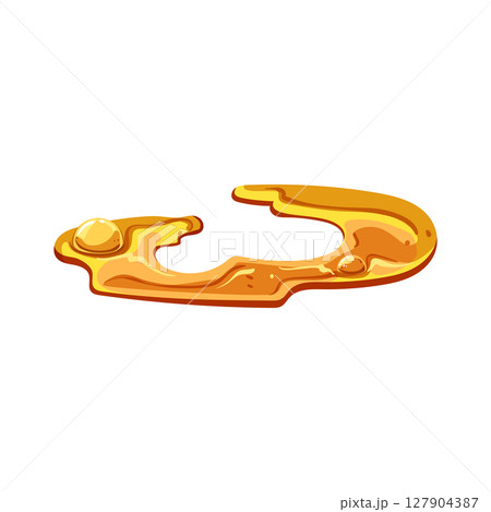 fissure lava puddle cartoon vector illustration 127904387