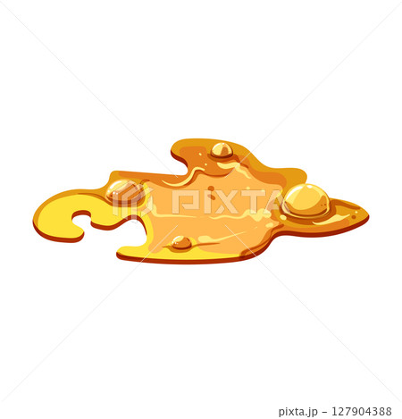 crust lava puddle cartoon vector illustration 127904388