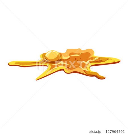 geothermal lava puddle cartoon vector illustration 127904391