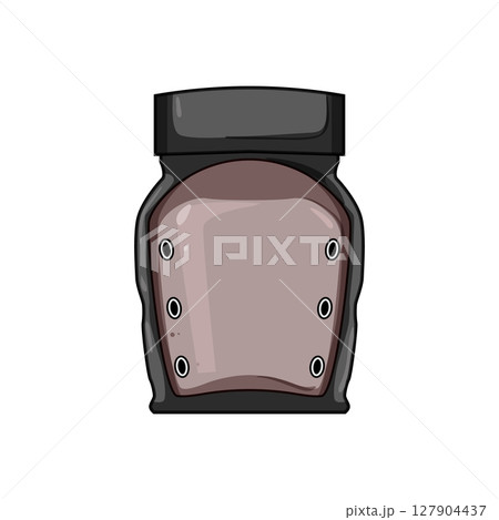 ergonomic knee pads cartoon vector illustration ergonomic knee pads cartoon vector illustration 127904437