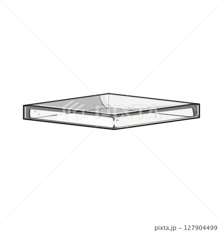 sleek glass platform cartoon vector illustration sleek glass platform cartoon vector illustration 127904499