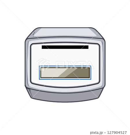 consumption gas meter cartoon vector illustration 127904527